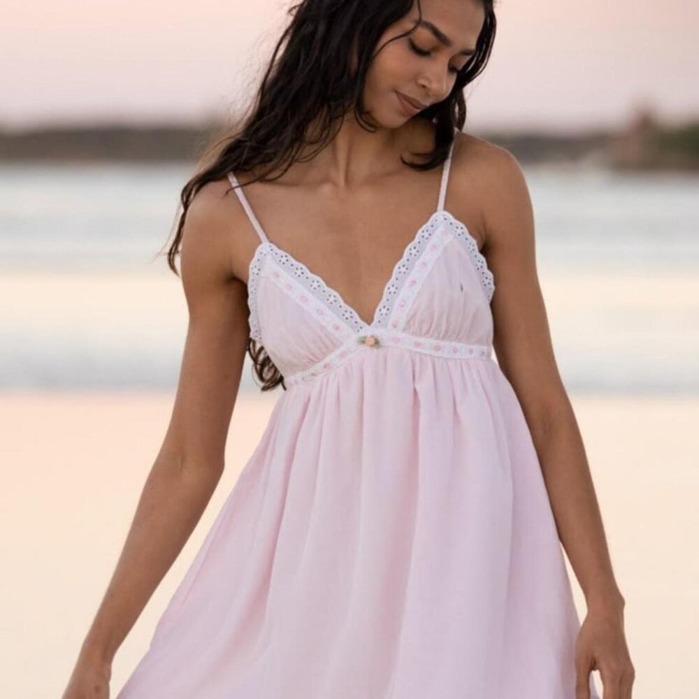 Kitteny Diore Dress in Baby Blue